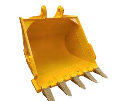 China Heavy Duty Construction Machine Attachment Crusher Bucket For Excavator Excavator Rake Bucket for sale