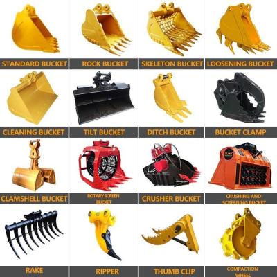 China 20t 30t Extreme Heavy Duty Rock Excavator Digging Bucket voor mijnbouw en steengroeven Te koop