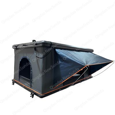 China Extended Type Cqmping Portable Sports Semi-automatic Outdoor Straight Bracing Type Roof Top Tent For Camping for sale