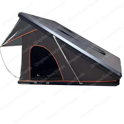 China Trigon / V-Type Ground Cheap Triangle Tent Aluminum Roof Top Shell Car Hard Roof Top Rugged Tent From China for sale