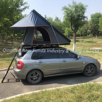 China Extended Type Wholesale 4x4 Off Road Adventure Triangle Car Roof Tent With Aluminum Shell From China Manufacturer for sale