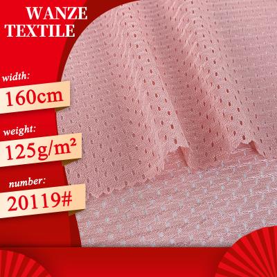 China Stretch fabric with light weight holes and soft net fabric stretch fabric mesh sports fabric for sale