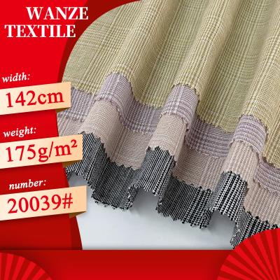 China Classic Color Breathable French Linen Sticky Lattice Bedding Linen Plaid Cotton Canvas Shirt Fabric for sale