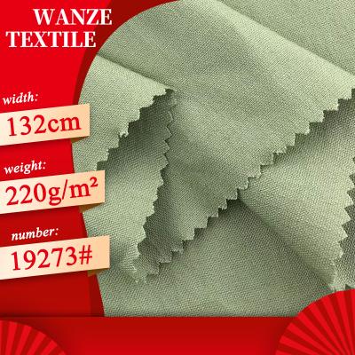 China Breathable Plain Stretch Fabric Plain Linen Radiation Proof Clothing Fabric Cool Linen Wanze for sale