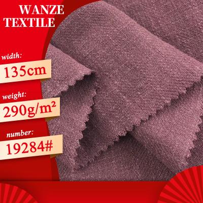 China China wholesale 100 ramie fabric 8*8 ramie twill breathable sand washing casual pants 290g ramie fabric for sale