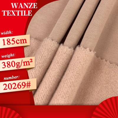 China Audel Fleece Sweater 100%Cotton Twill Brushed Terry Cloth Breathable Thickened Sweater Fabrics for sale