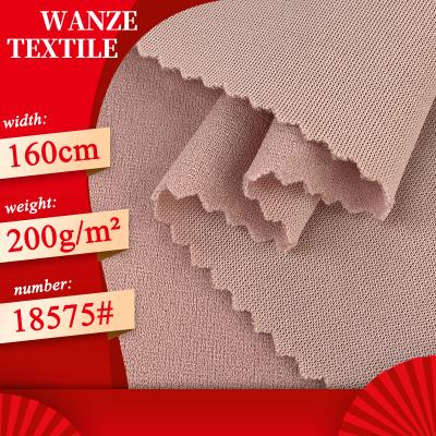 China 100% silk habijabi knitted fabric ammonia free stretch dress fabric 200gsm polyester messy stretch compound for sale