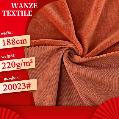 China Stretch Velvet Fabric For Seat 220g Mink Velvet Compound Fabric Single Side Fox Velvet Silver Fabric for sale