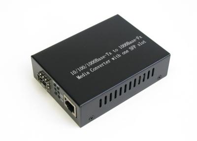 China Stand Alone Gigabit Ethernet Media Converter 1000Base With 1 SFP Slot for sale