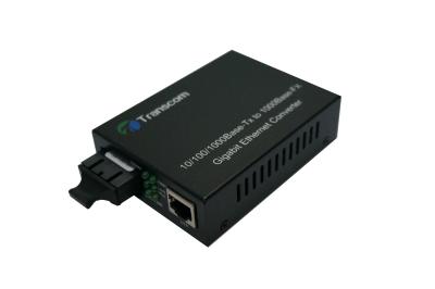 China DC5V2A Fiber Optic To Rj45 Media Converter , Fiber To Copper Media Converter Gigabit for sale