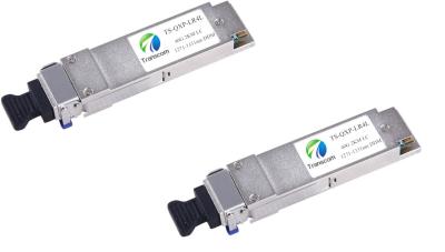 China QSFP LR4 2KM Optic Lc Fiber Transceiver 2KM , 40g Bidi Transceiver 1271-1331nm for sale