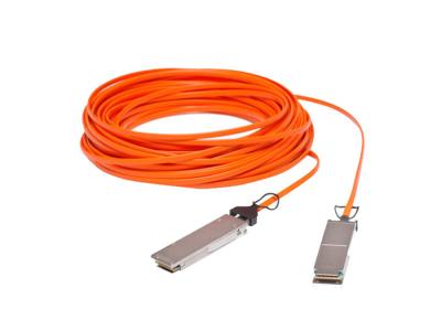 China cable óptico activo OM3 MMF de 3.3V 40G QSFP+ AOC con la chaqueta de PVC en venta