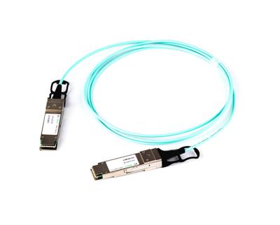 China QSFP28 To QSFP28 Active Optical Cable OM3 OM4 With 850nm Wavelength for sale