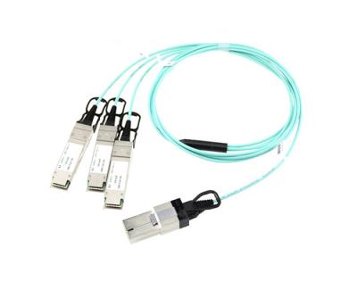 China 120G CXP To QSFP+ Active Optical Cable 100m OM3 With Fiber Optic Transceiver for sale