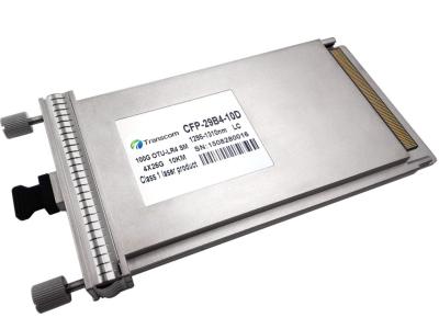 China Duell-Faser-Modul 1295~1310nm 100G optisches Transceiver-10Km LC 4×24G zu verkaufen