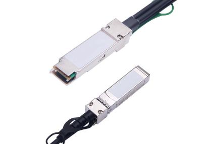 China Direct Attach Qsfp Fanout Cable 5m 40G For Data Centers / Fiber Channel for sale