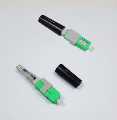 China FTTH project SC APC Quick Connector easier to install for sale