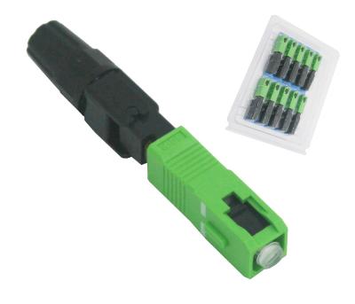 China Telecom / LAN Fiber Optic Fast Connector SC APC Compact Size With OEM ODM Service for sale