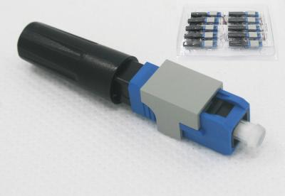 China OEM Fiber Fast Connector Sc Upc , Re - Assembly Fiber Optic Sc Connector for sale