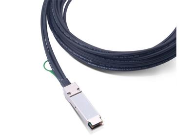 China 24AWG Active Dac Cable / QSFP To QSFP Passive Copper Cable FCC CE Listed for sale