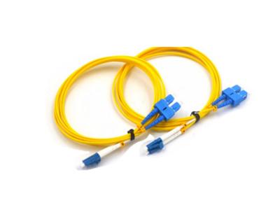 China G652D Fiber Optic Patch Cables , SC LC Patch Cord For Telecom / Networks for sale