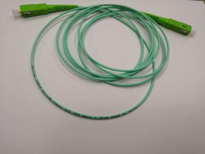 China Communication Fiber Optic Patch Cables , SC / APC OM3 Fiber Jumper Cables for sale