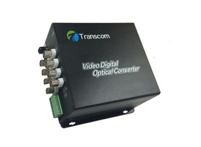 China 50MHz 8CH Video Fiber Converter FC / Audio To Optical Converter 20KM for sale