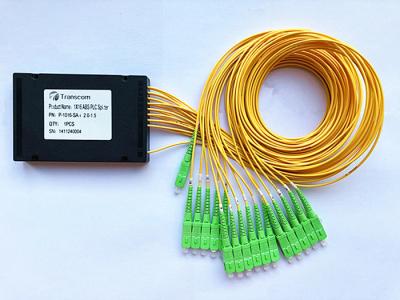 China ABS Plastic Fiber Optic Splitter Module 1x16 For FTTX Passive Device for sale