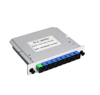 China ABS Box Fiber Optic Coupler Splitter , 8 Way 1x8 Plc Splitter With SC UPC Connector for sale