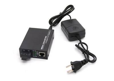 China AC 220V Multimode Fiber Media Converter , RJ45 Optical 10 100 Media Converter for sale