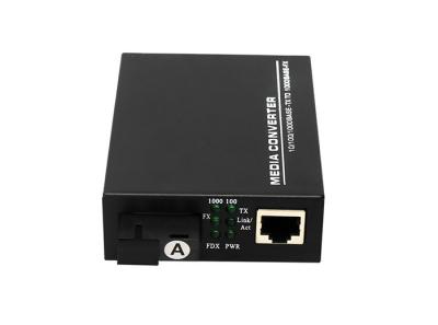 China 10/100/1000M Ethernet Media Converter Digital Fiber Optic Transmitter / Receiver for sale