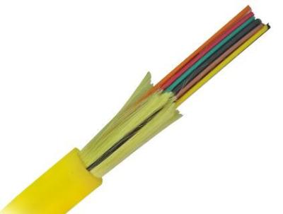 China GJFJV Single mode Fiber Optic Cable Patch Cord 9/125 OS2 Multicore Indoor Distribution Type for sale