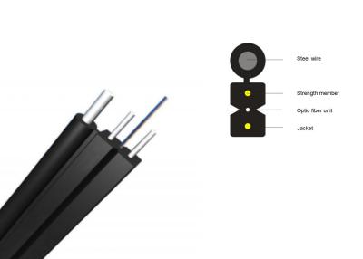 Chine La correction optique de fibre de GJYXCH 1 câble 9/125 OS2 FRP/porteur central en métal autosuffisant à vendre