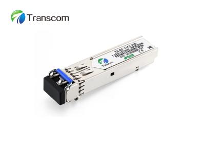 China 1.25Gb/S 1310nm SFP fiber Transceiver, Single Mode Gigabit Fiber Transceiver for sale