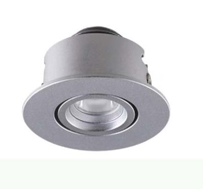 China Aluminum 1W LED Dot Lamp Recessed Mini Spotlight Cabinet Spot Light for sale