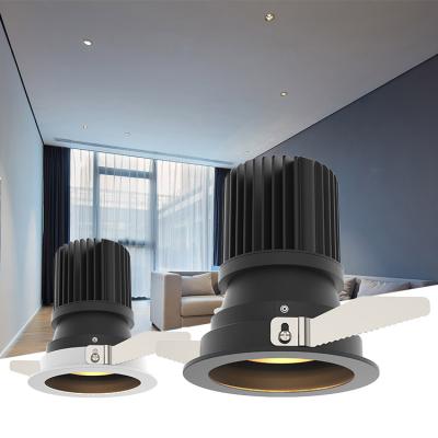 China LEDOUX Modern Easy Installation High Power Wall Washer Recessed Adjustable Indoor 20W 30W LED Downlight for sale