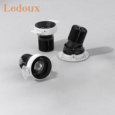 China LEDOUX Modern Manufacturer Modern Angle Adjustable Aluminum Ceiling Down Light 20W 30W LED Downlight for sale