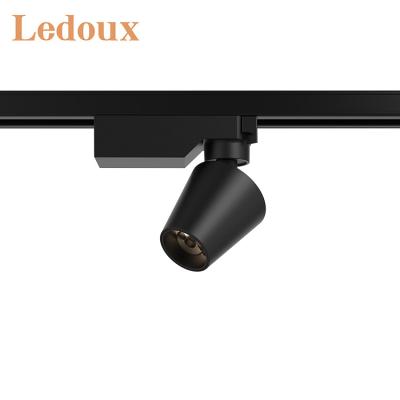 China LEDOUX Anti-Glare/Adjustable Black Museum Retail Shop Gallery 6Watt 10Watt 15Watt 25Watt Outdoor Pendant Mounted Track LED Light for sale