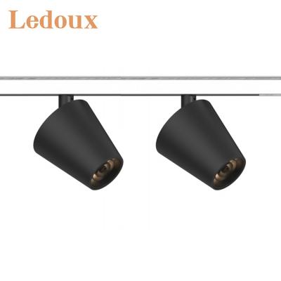 China Anti-Glare/Adjustable/Decorative LEDOUX Control High Quality Aluminum Magnetic Mount Indoor Dimming Down Light 6 10W Led Tracklights for sale