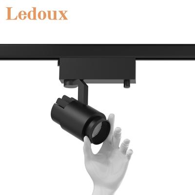 China Anti-glare/Adjustable/Zoomable Adjustable LEDOUX Project Tri Color CCT Zoomable Track Lamp 20W 30W LED Focus Installation for sale