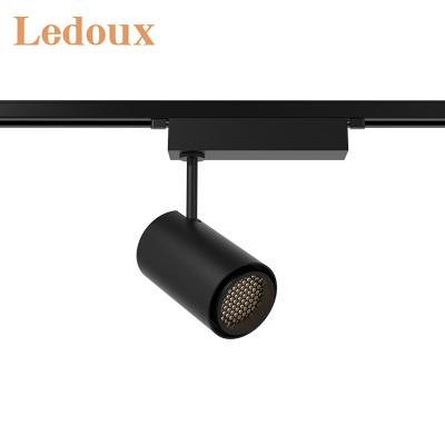 China Anti-Glare/Adjustable/Zoomable LEDOUX Zhongshan Branded High Class Track Lamp Zoomable 15W 25W Aluminum Focus LED Track Light for sale