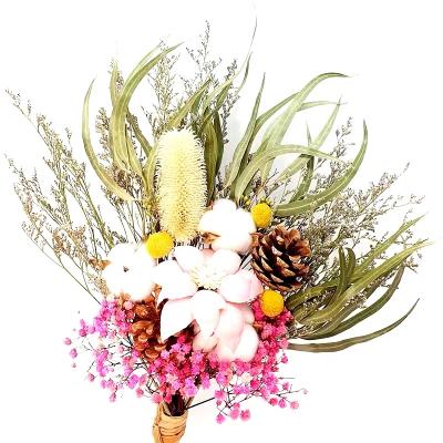 China Dried Flower Wholesale Price Dried Succulent Flower Plants Bouquet Flowers Dried Mothers Day Gifts for sale