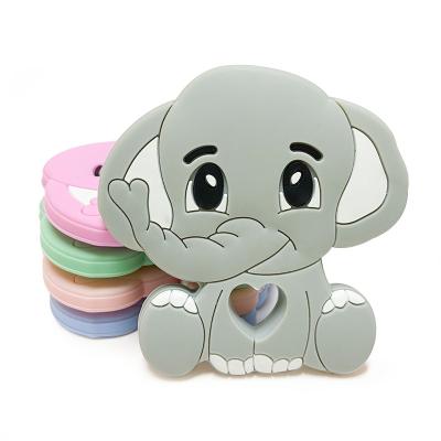 China Soft Toy Hot Sale BPA Free Cartoon Teething Rod Kids Nursing Cute Animal Baby Chew Silicone Teether for sale