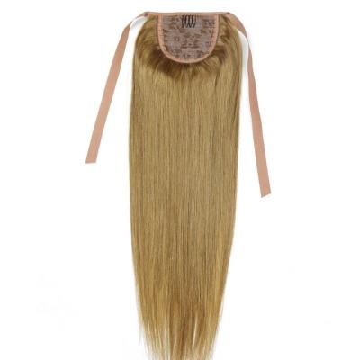 China Wave Silky Straight Wrap Around Hair Clips In Ponytails, Remy Brazilian Bone Straight Drawstring Ponytails Extension For Women for sale