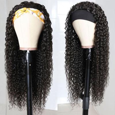 China Jerry Curl Headband Wigs Body Wave Wig Vendors Headband Wigs For White Women for sale