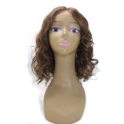 China Full Water Wave Wig Regular Cheap Brazilian Remy Human Hair Wavy Lace Front Wigs Transparent Swiss Lace U Part Water Wave Wig for sale