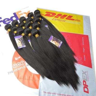 China Hot Sale 100% Unprocessed Virgin Brazilian Silky Straight Real Hair Silky Straight Raw Wave Hair for sale