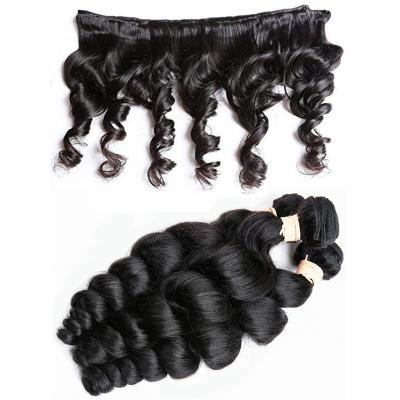 China Silky Straight Remy Virgin Human Hair Weave Brazilian Wave 8A Loose Wave Natural Color 3 Bundle Hair Extensions for sale