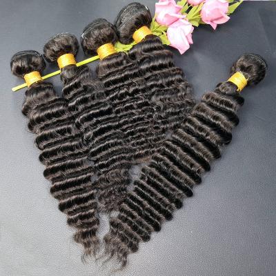 China Jerry Curl 12A Brazilian Virgin Hair Cuticle Aligned Hair,Wholesale Bundle Virgin Hair Vendor,Deep Wave Brazilian Virgin Hair Bundles for sale