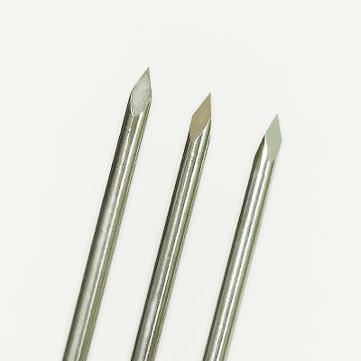 China Stainless Steel Sharp Needles Solid Rod Metal Needles With Solid Wire Point for sale